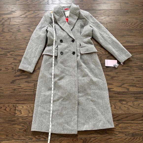Avec Le Filles Grey Coat Peacoat With the girls $299 MSRP NEW NWT - Picture 6 of 12